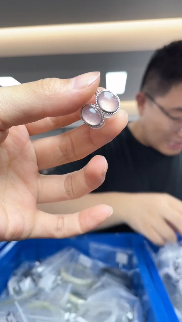 水晶耳饰未镶嵌（多样性发一件）