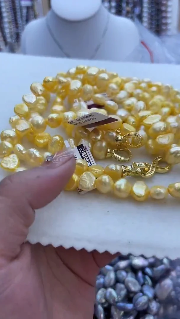 【闪购商品】淡水珍珠项链未镶嵌968多样性发货 发其一