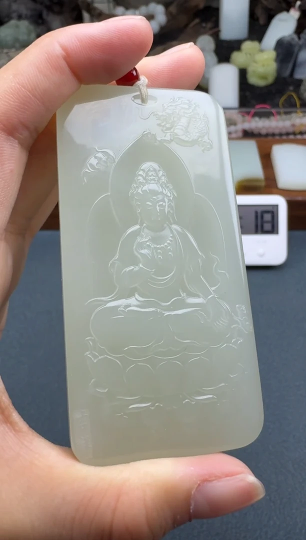 【闪购商品】和田玉颈饰未镶嵌开心