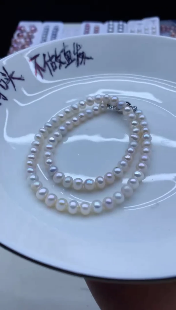【闪购商品】淡水珍珠颈饰未镶嵌淡水珍珠项链