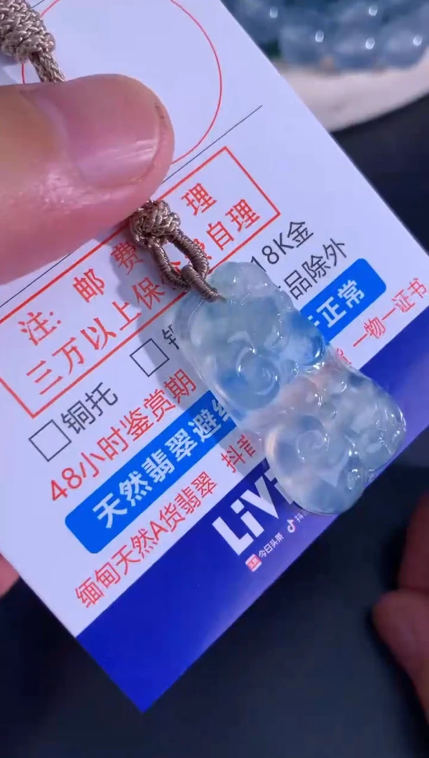 翡翠未镶嵌颈饰天然A货翡翠