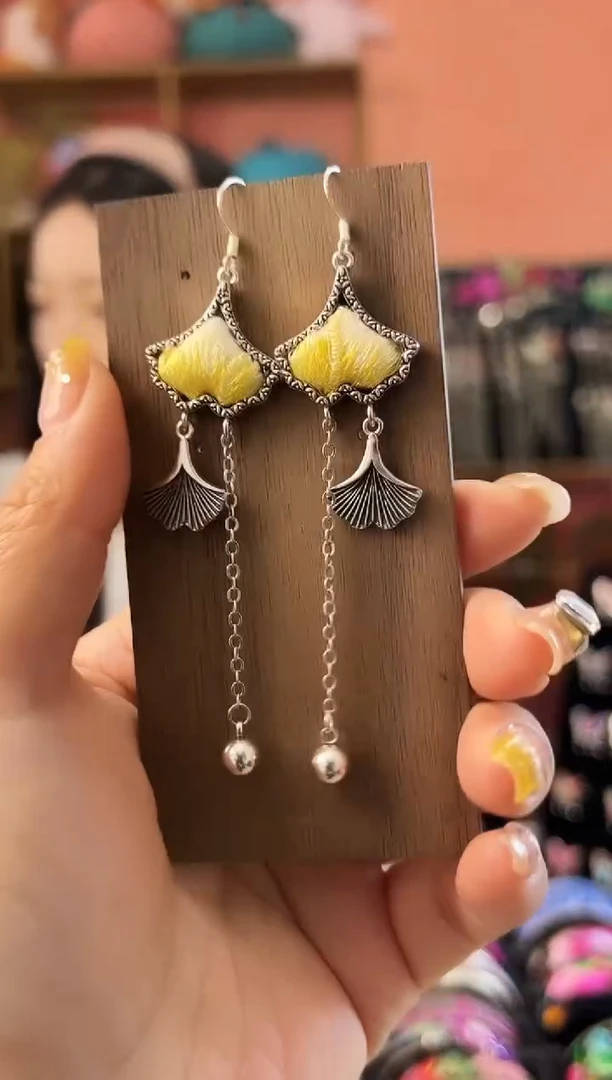 织绣艺枝独绣老绣饰品28