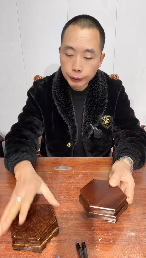 木六角底座10*12*4.5两个 黑色