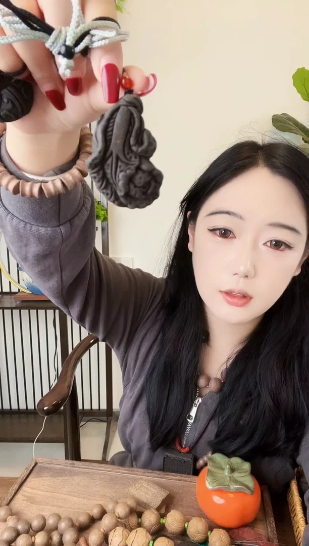 泥塑桃源白菜一个