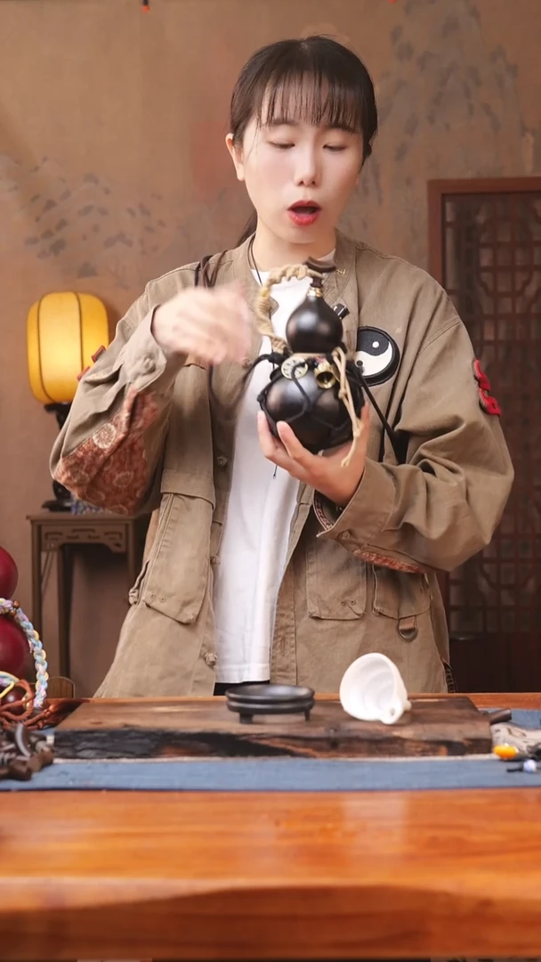 1484号链接精品大漆葫芦现货现发[一物一拍]