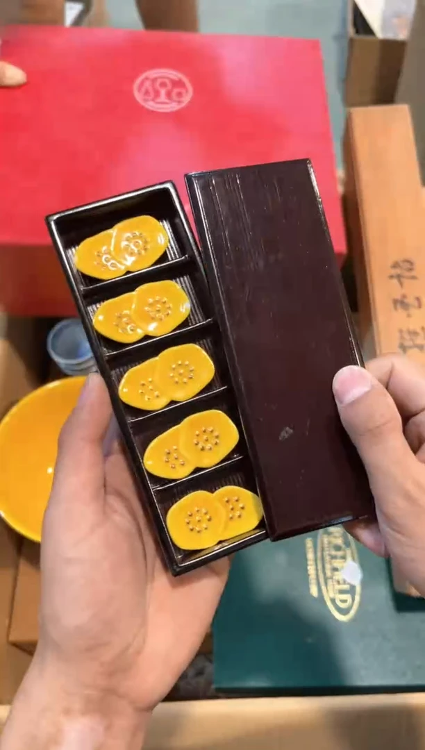 C0959中古瓷器 茶器周边/1磕+4