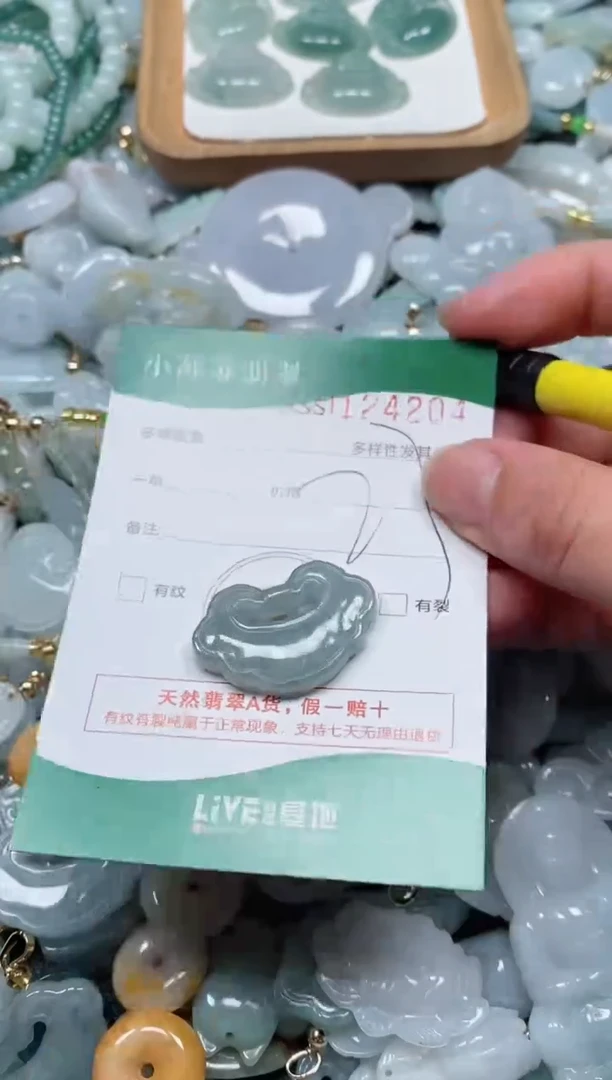 【闪购商品】翡翠颈饰未镶嵌闪购商品0124204