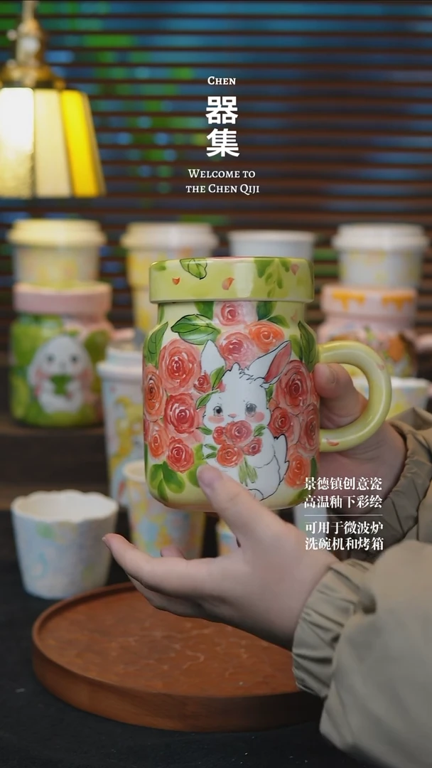 其他白泥景德镇纯手工创意瓷