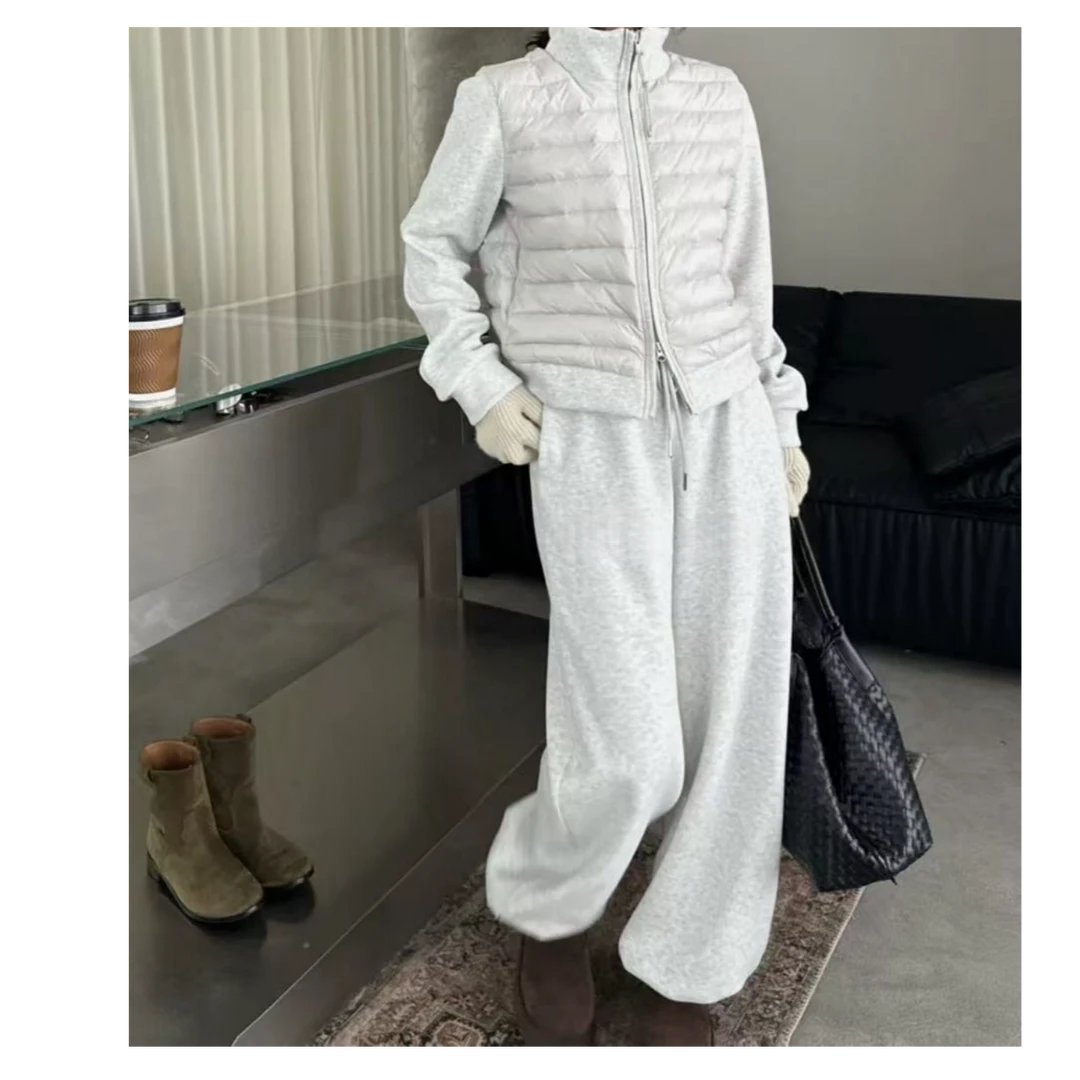 Manmi    立领排骨加绒套装  3570（C4↓）