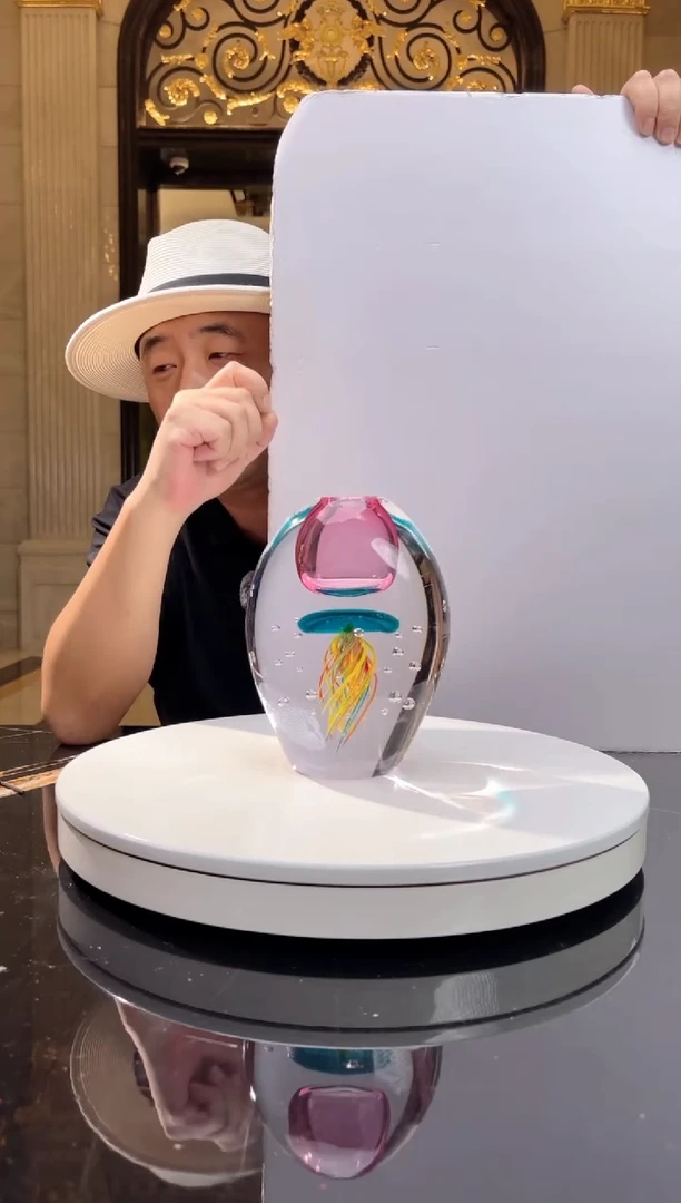 琉璃手工艺品AJ1010027水母香薰瓶