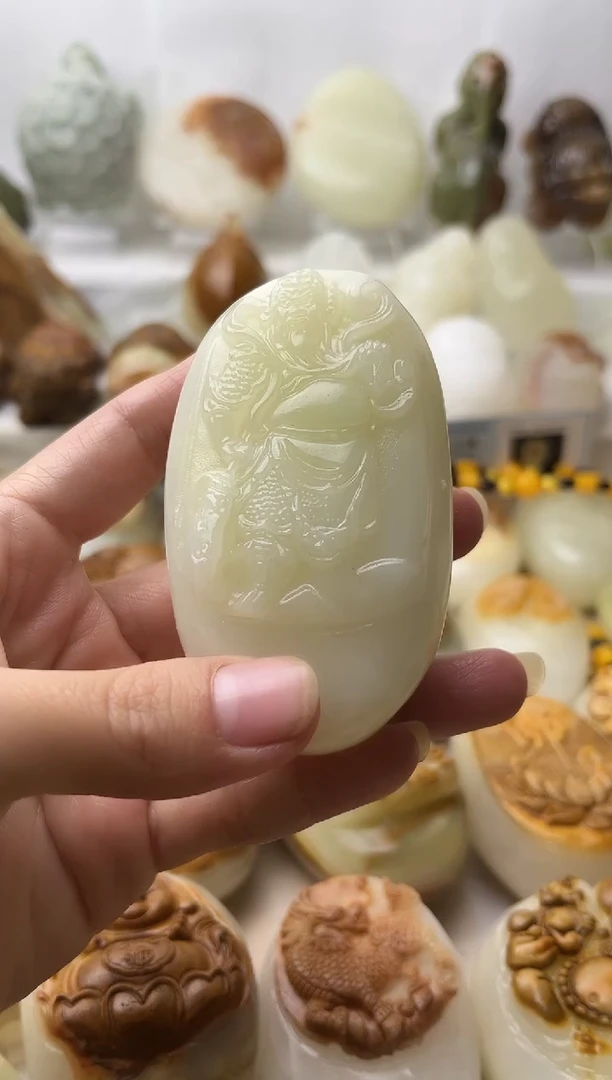 石材古青石棉纹正常不退换关公