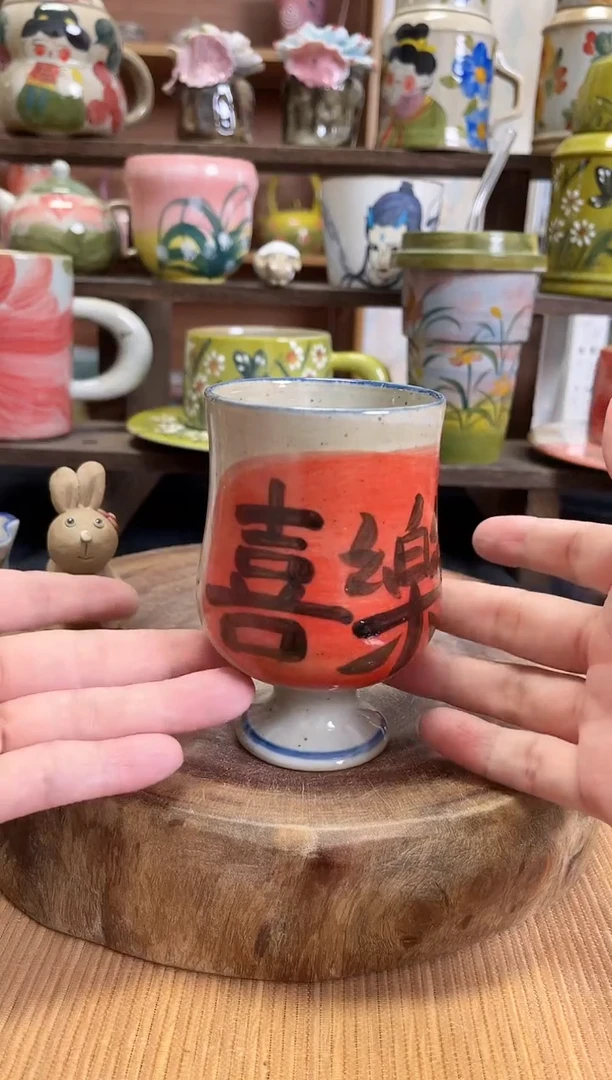 瓷片手绘高温釉下彩陶瓷