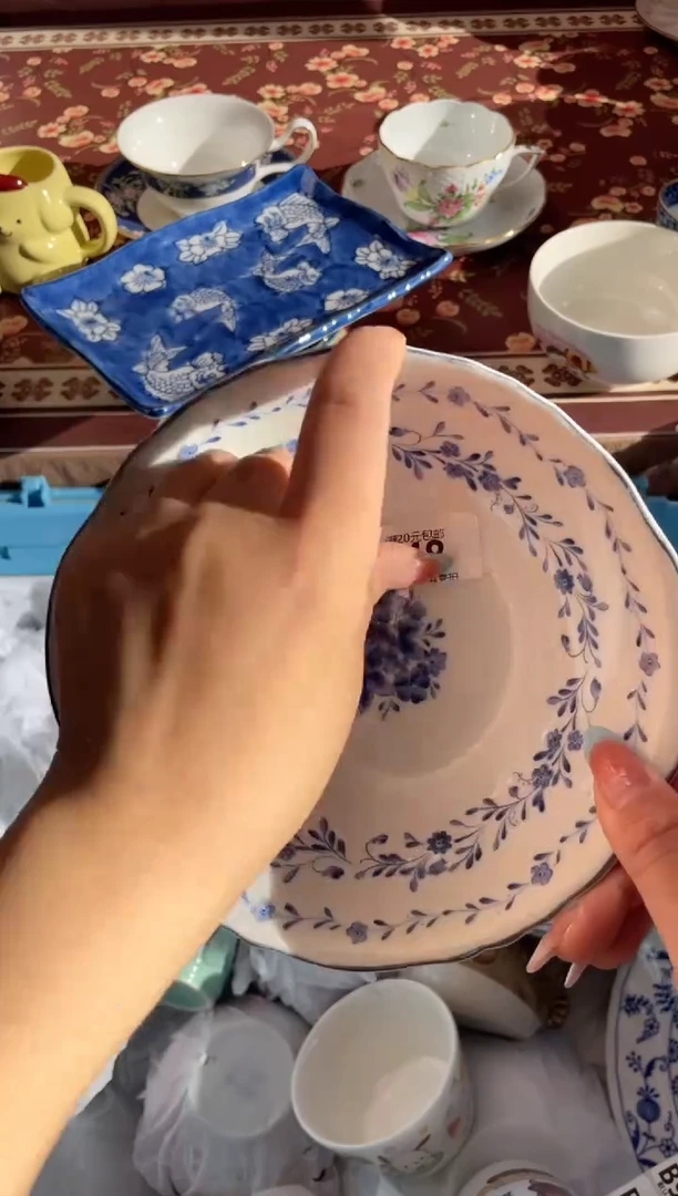 瓷片麦****o瓷器瓷器B958