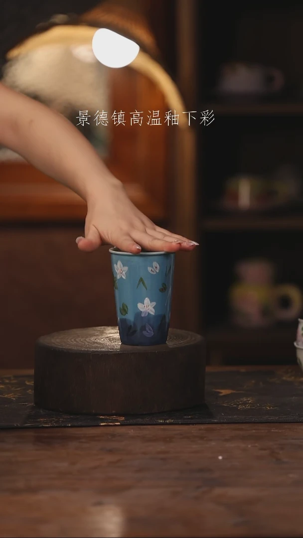陶瓷景德镇高温釉下手绘陶瓷239