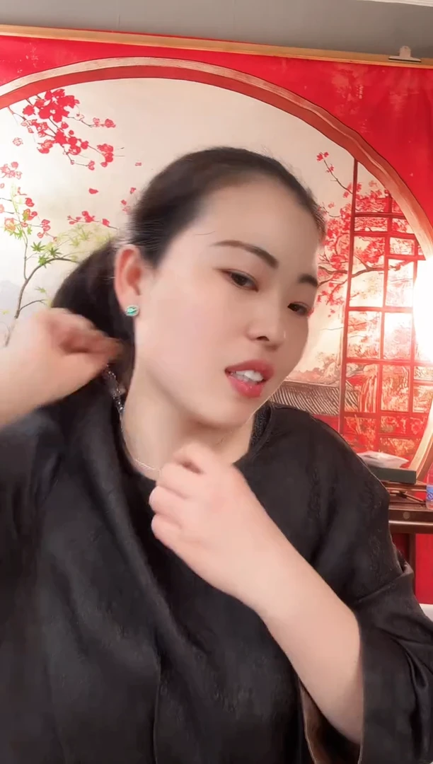 玉*格主播定制链接 吊坠红色