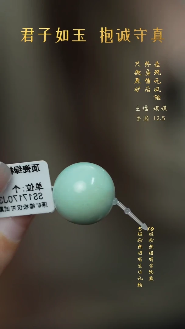 未镶嵌绿松石B31（多样性发一件）单珠