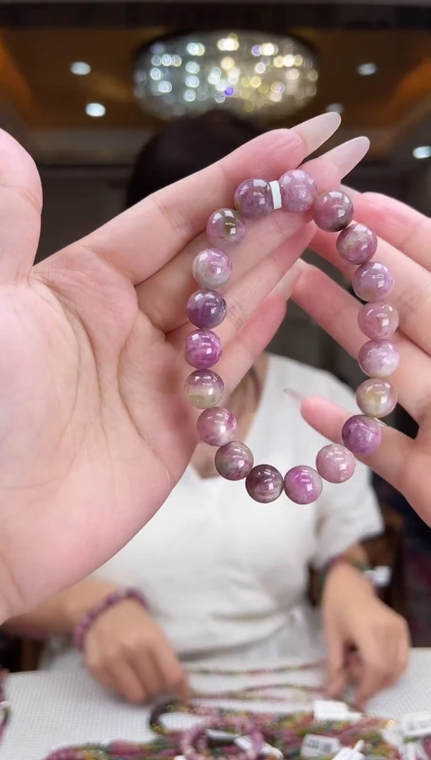 /未镶嵌碧玺10mm+单圈手串多样性发货