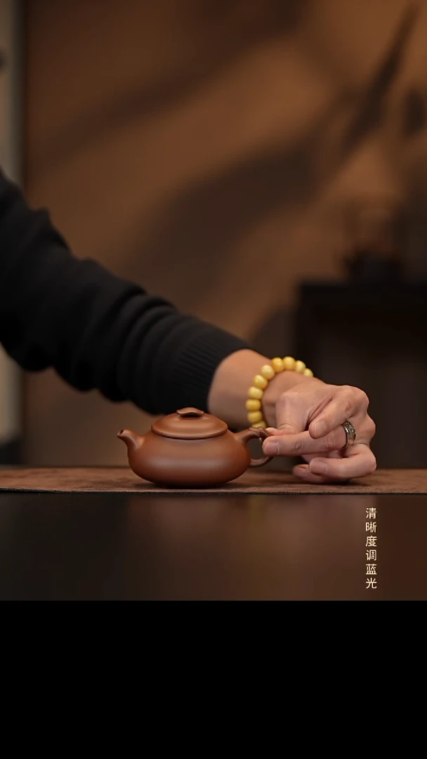 允禾斋 紫砂壶  简瓢 中槽清