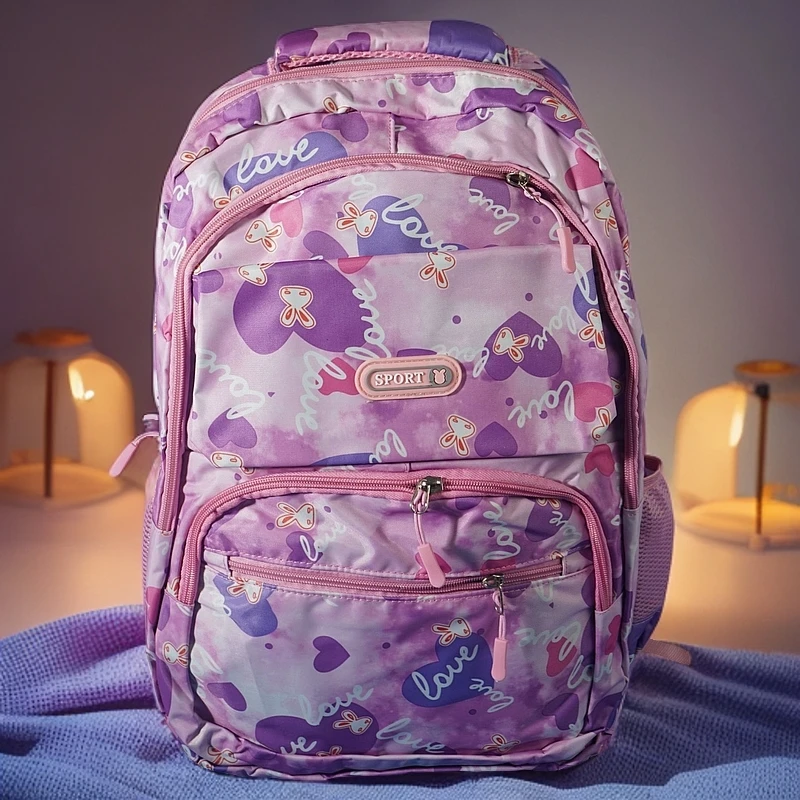 书包休闲包旅行包双肩背包2119儿童女士初中迷彩