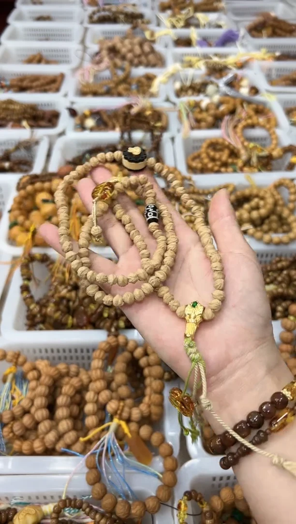 手串柏香籽/百香籽卡7mm原庄 横打 设计款 多圈叠戴 脖挂 手持