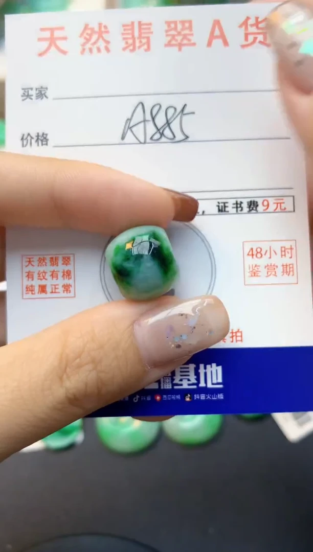 颈饰未镶嵌翡翠天然缅甸A货翡翠百元以上9元证书费自理