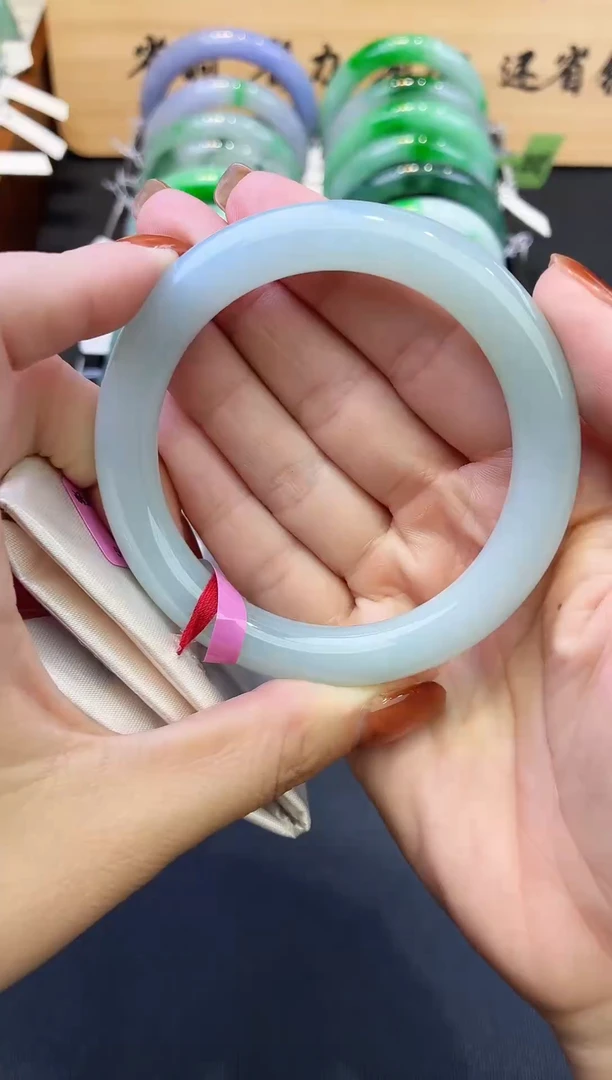 未镶嵌手镯翡翠天然缅甸A货翡翠手镯   C101