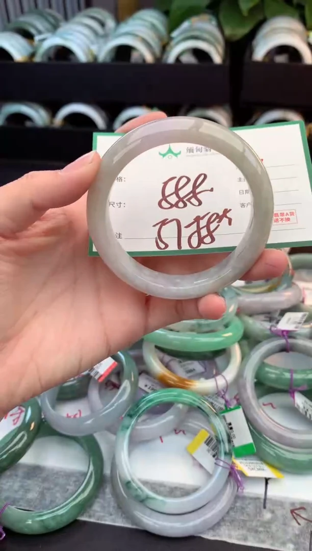 未镶嵌定制翡翠一*馨毛货需精细抛光+多人