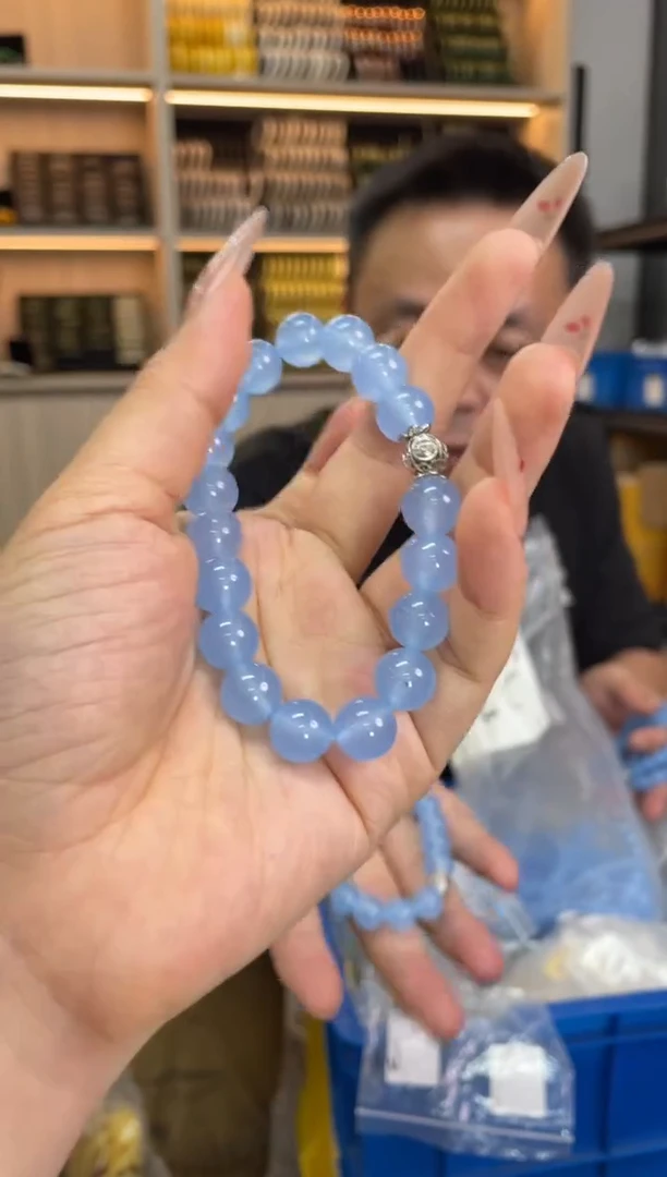 海蓝宝石手串未镶嵌（多样性发一件）