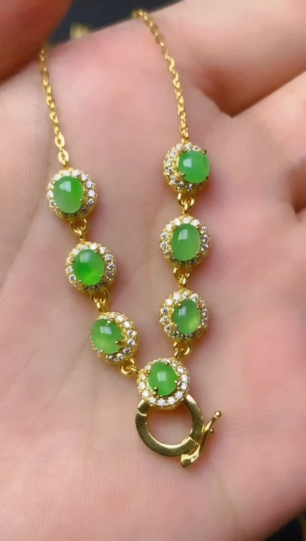 翡翠戒指银S925镶嵌百内无证书