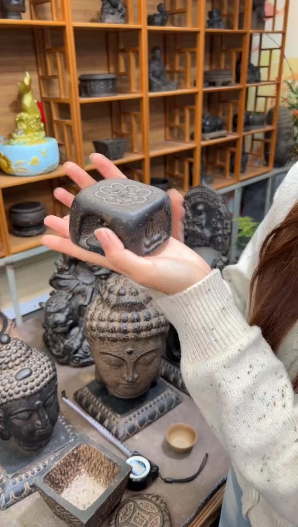 陶土四面佛香插