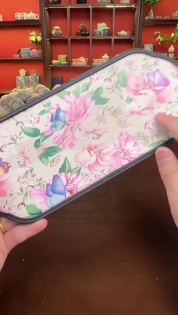 【闪购商品】粉海棠茶盘111111111111111