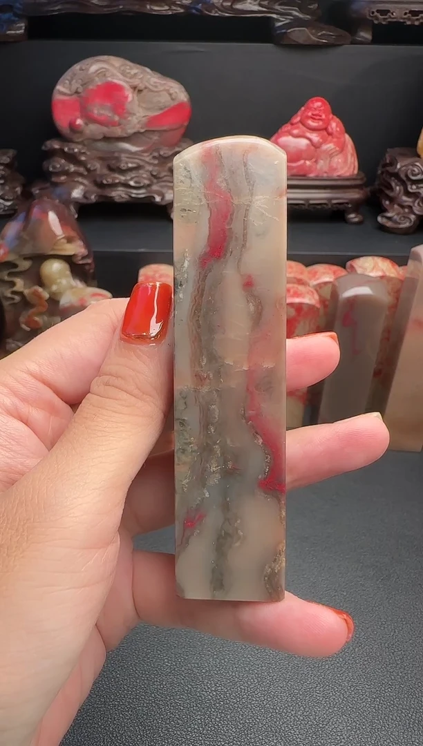 昌化石万**️昌化鸡血石印章