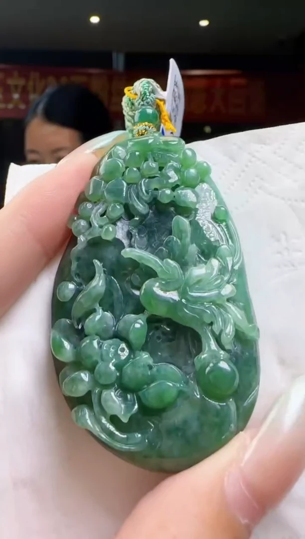 翡翠未镶嵌颈饰MM@@960Q3J18196