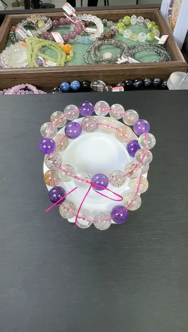 未镶嵌手链玛瑙/玉髓s16 超七手链12-13mm+多样性发一