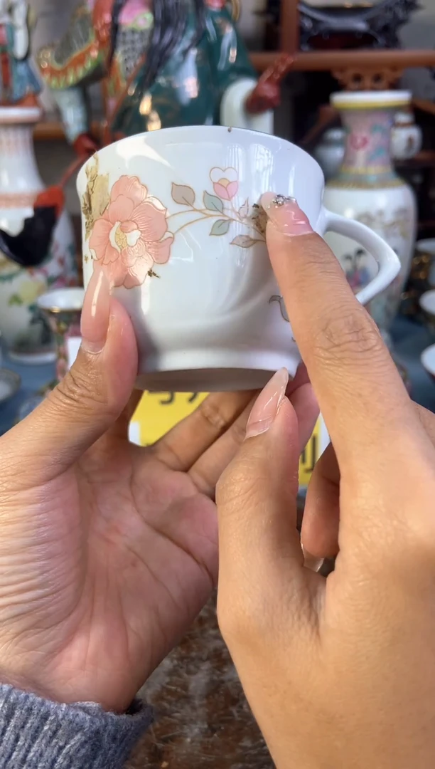 瓷片微瑕慎拍景德镇窑老厂瓷器单件