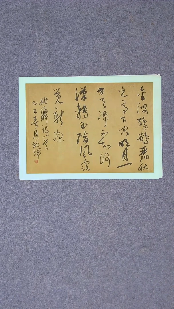 书法施辉 江西新余45*34尺寸