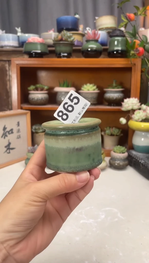 瓷片865知木小芳花盆