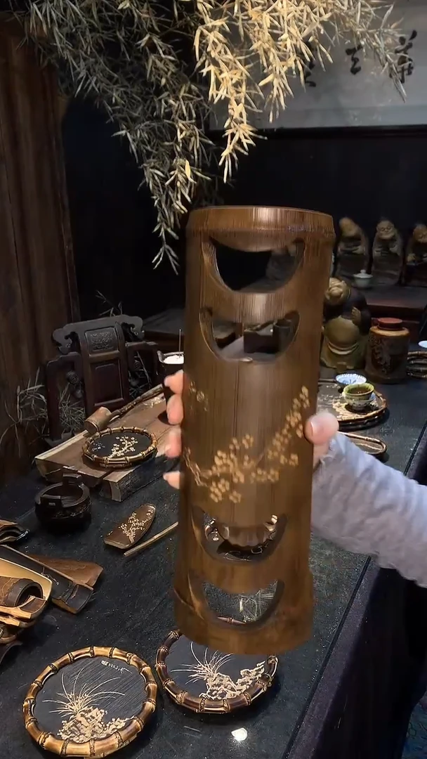 4格梅.花置杯架........