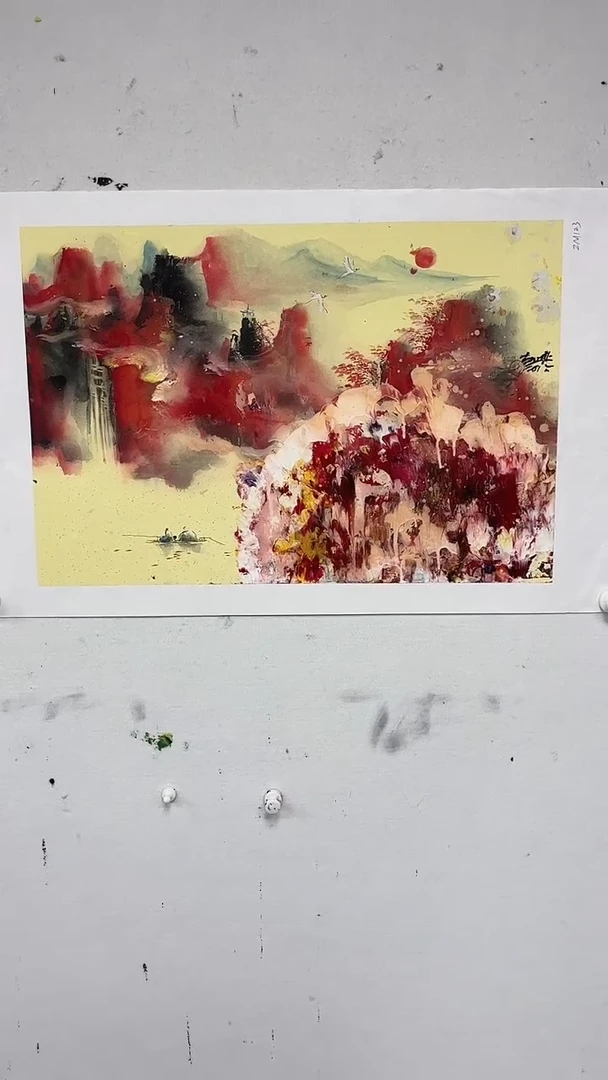 国画赵燮-2.7平尺-山水-补书2