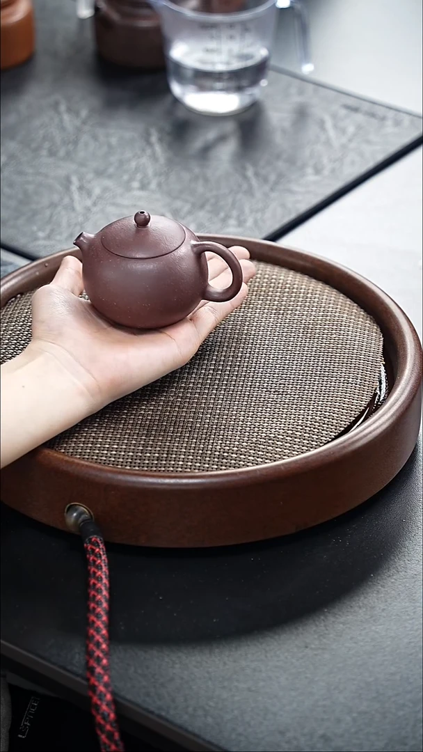 茶壶紫砂河豚西施-紫泥-全手工无添加-170cc