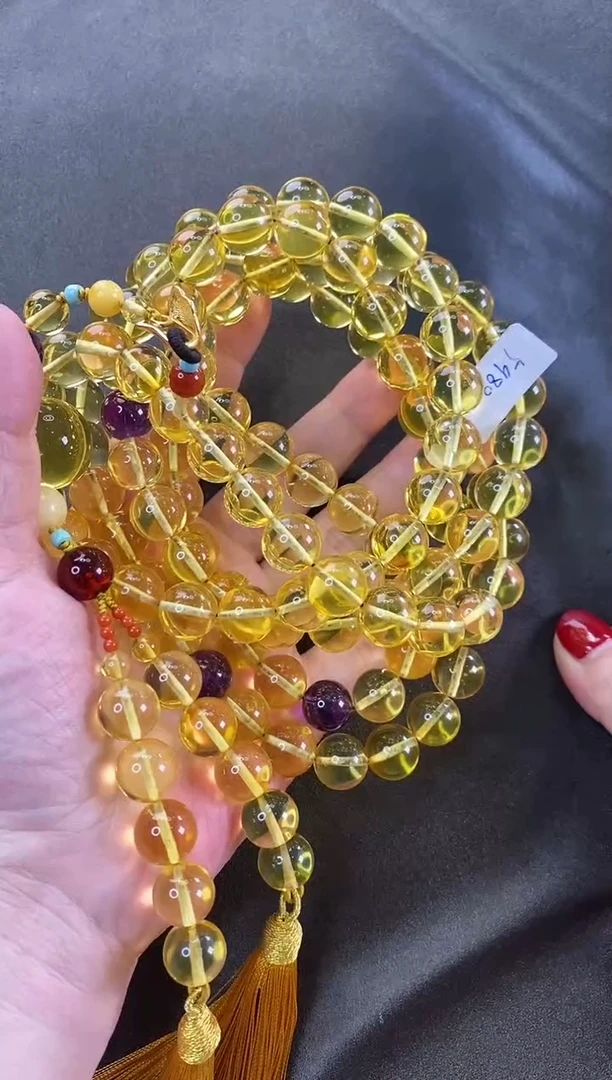 【闪购商品】琥珀颈饰未镶嵌项链