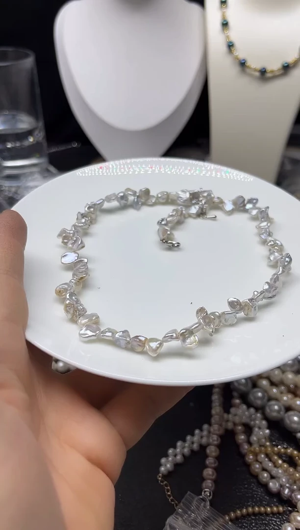 淡水珍珠未镶嵌颈饰多人