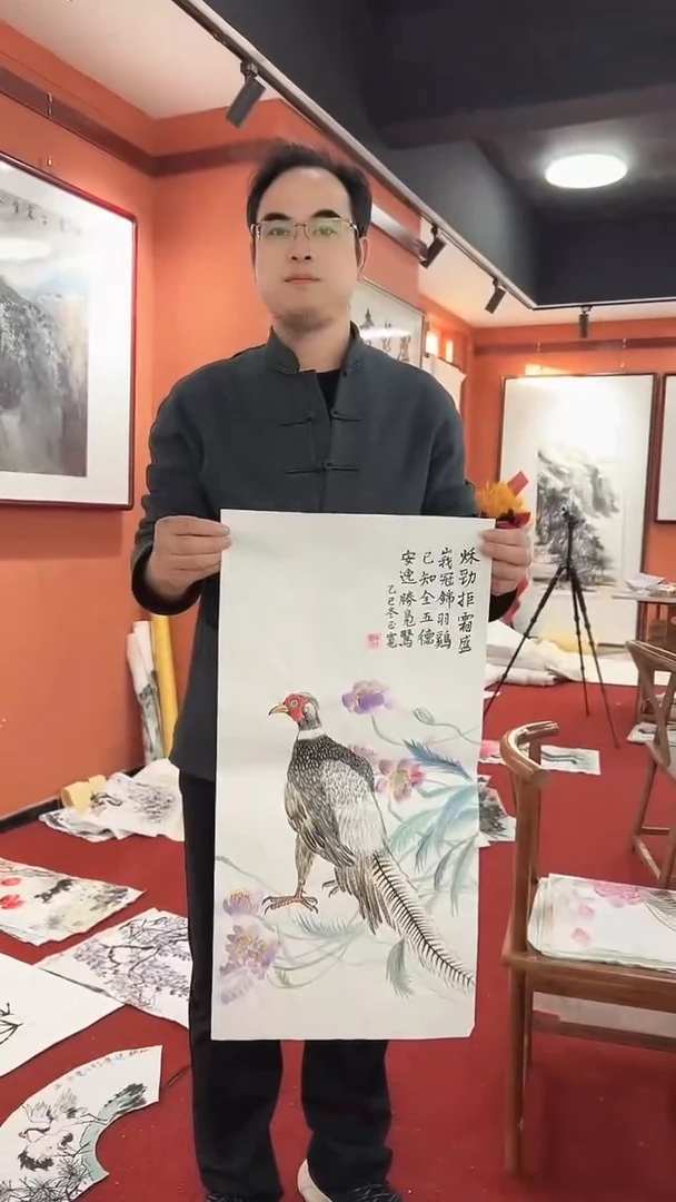 国画朱路军/国画/花鸟