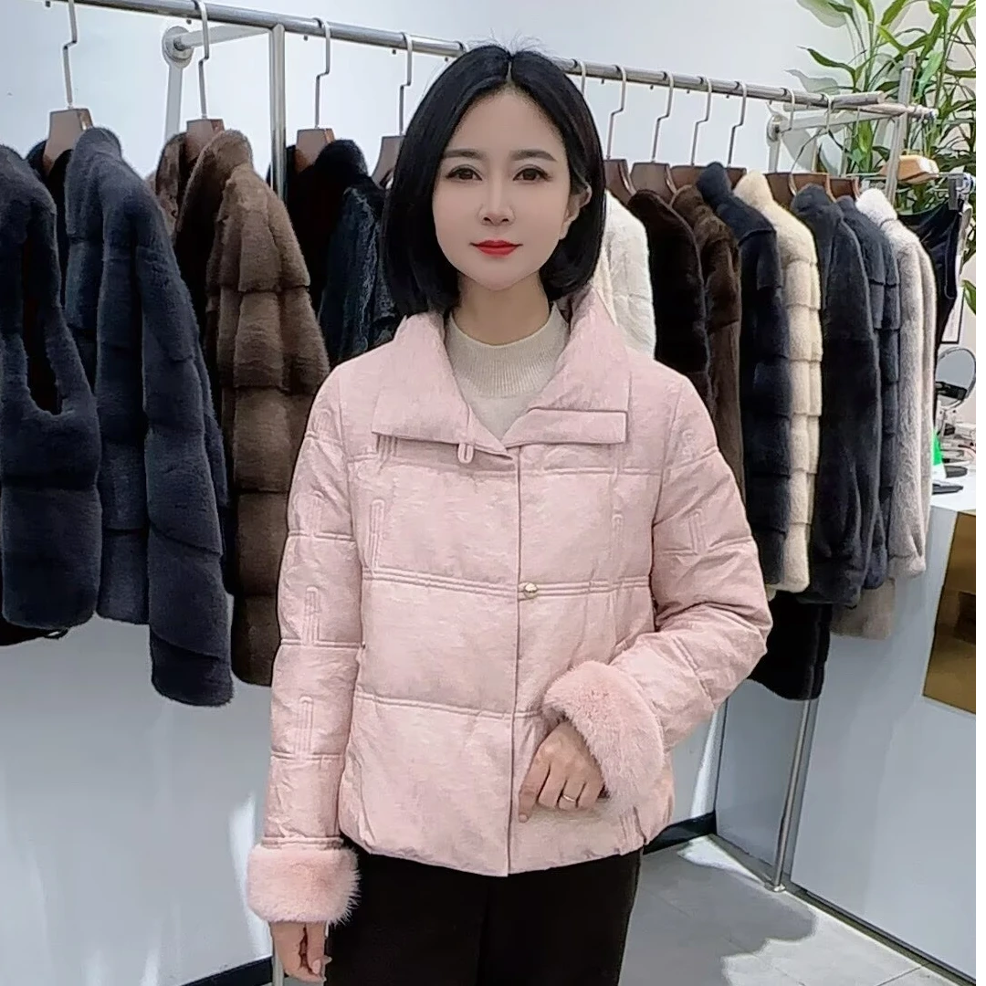 【小蒋严选】高端时尚气质百搭翻领款鹅绒服