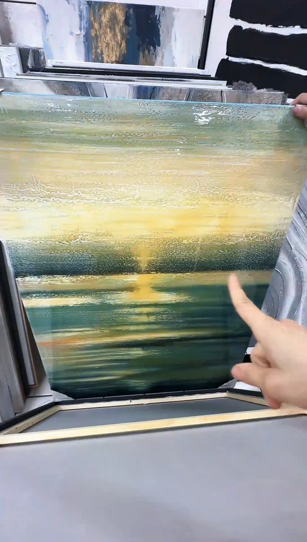 168现代艺术装饰画油画90cm*120cm
