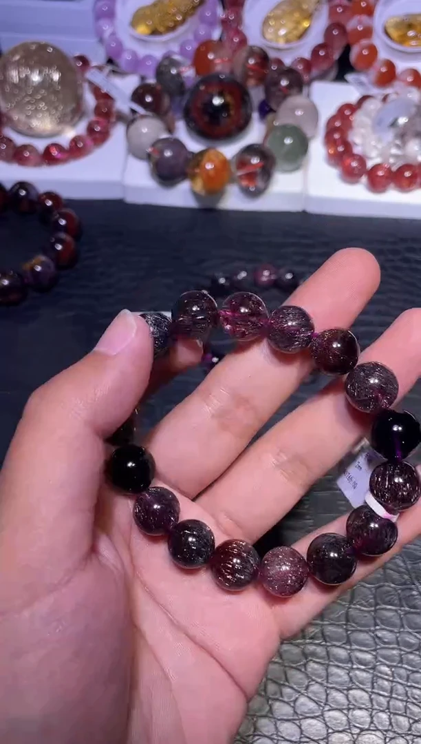 未镶嵌手链水晶°***°超七单圈A12（多样性发其一）