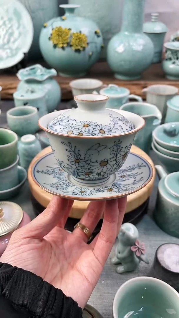 【闪购商品】特价 微瑕 慧仙青瓷