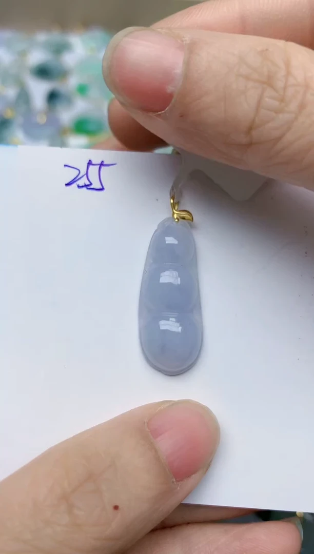 【闪购商品】翡翠颈饰18K金镶嵌天然翡翠A货    255