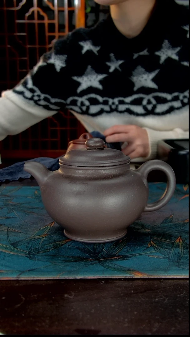 茶壶紫砂大水潭老天青