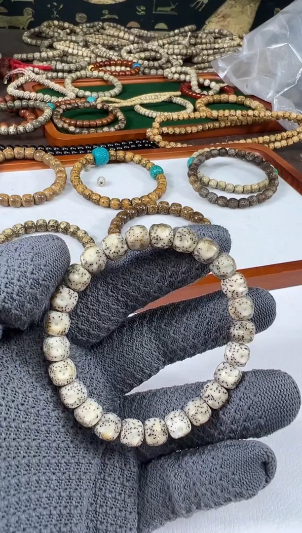 手串星月菩提石玉料星月菩提无相